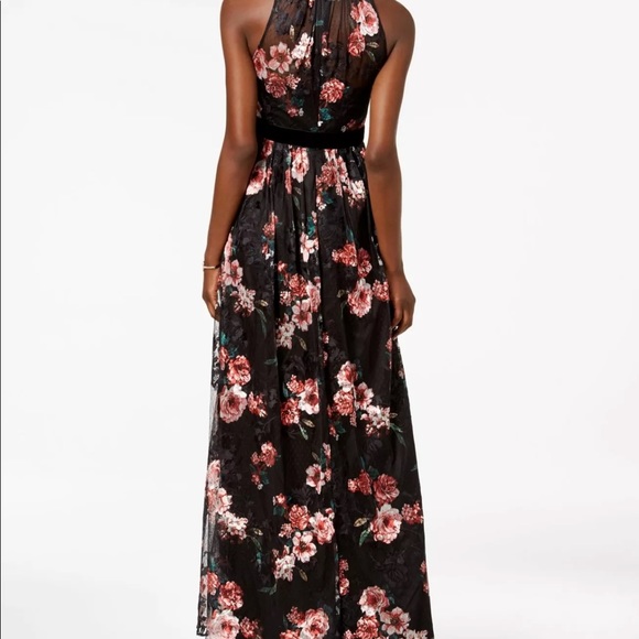 SOLD Adrianna Papell Sleeveless Gown - Picture 3 of 8